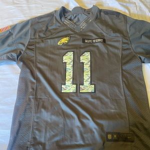 Mens Carson Wentz Salute to Service Jersey Philadelphia Eagles